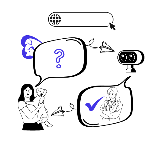 Give every client a branded care portal to send questions directly to Scriptover. AI reviews the patient profile and recent sessions to draft a fast, personalized reply. You get instant alerts, simply review and approve—so clients feel cared for without adding extra work for you or your staff.